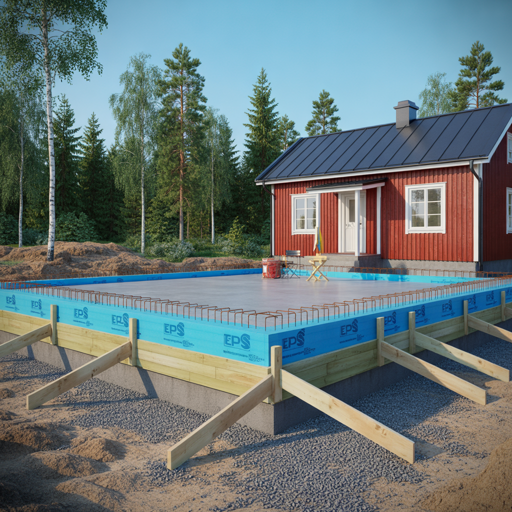 gjuta betongplatta till garage kostnad tjocklek och armering